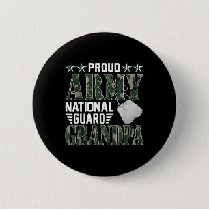 Badge Rond 5 Cm Fier Armée Garde nationale Grand-père Famille mili
