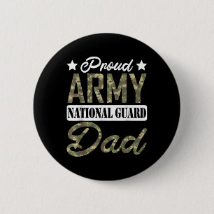 Badge Rond 5 Cm Fier Armée Garde nationale Papa Militaire Famille