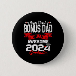 Badge Rond 5 Cm Fier Bonus Papa D'Un Diplôme De 24 Ans De 2024