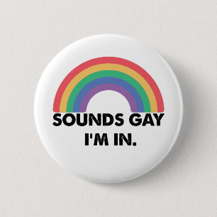 Badge Rond 5 Cm Fier de moi, je suis dans le mois de la fierté arc