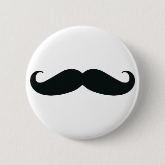 Badge Rond 5 Cm Fier de mon Stache….Moustache