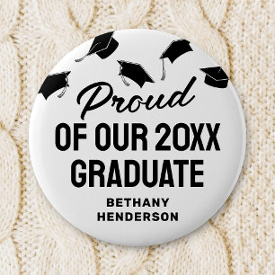 Badge Rond 5 Cm Fier de notre 2025 Graduate