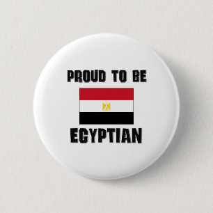 Badge Rond 5 Cm Fier d'être ÉGYPTIEN