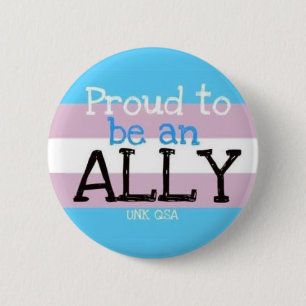 Badge Rond 5 Cm "Fier d'être un allié" - changez de sexe le bout