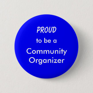 Badge Rond 5 Cm Fier d'être un organisateur de la Communauté