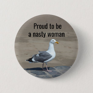 Badge Rond 5 Cm Fier d'être une femme méchante