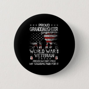 Badge Rond 5 Cm Fier Femme Grandgirl D'Un Vétérinaire 2ème guerre