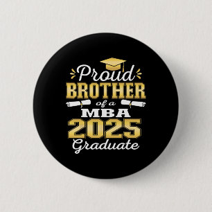 Badge Rond 5 Cm Fier Frère De Cl De 2025 M Famille Graduate Gradua