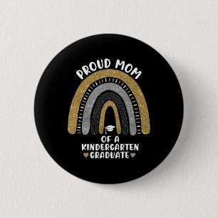 Badge Rond 5 Cm Fier Maman D'Une École D'Études Supérieures De La