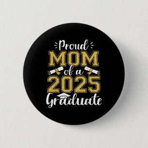 Badge Rond 5 Cm Fier Maman Senior 2025 Fier Maman D'Un Cl De 2025 