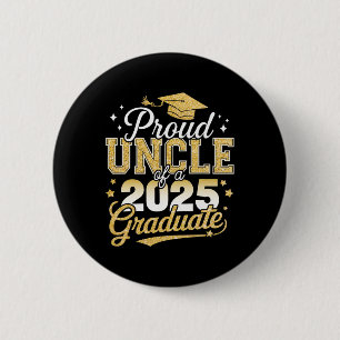 Badge Rond 5 Cm Fier Oncle D'Un Cl De 2025 Diplômé De Deuxième Cyc