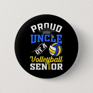 Badge Rond 5 Cm Fier Oncle D'Un Volleyll Senior Cl De 2025 Gradua