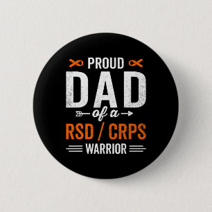 Badge Rond 5 Cm Fier père d'un RSD SCRP guerrier Survivor Sensibil