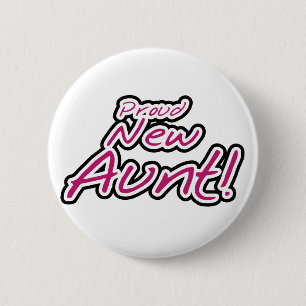 Badge Rond 5 Cm Fier T-shirts et cadeaux de la nouvelle tante