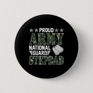 Badge Rond 5 Cm Fière armée Garde nationale Stepdad Famille milita