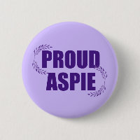 Fière Aspie Joli Syndrome d'Asperger Violet