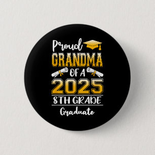 Badge Rond 5 Cm Fière grand-mère drôle d'un élève de la promotion