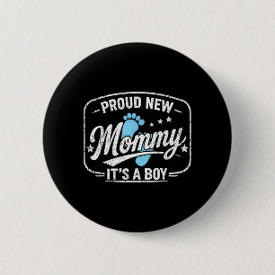 Badge Rond 5 Cm Fière nouvelle maman C'est A d'être Ft Time Mère