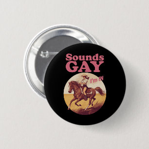 Badge Rond 5 Cm Fière progression de la fierté occidentale lesbien