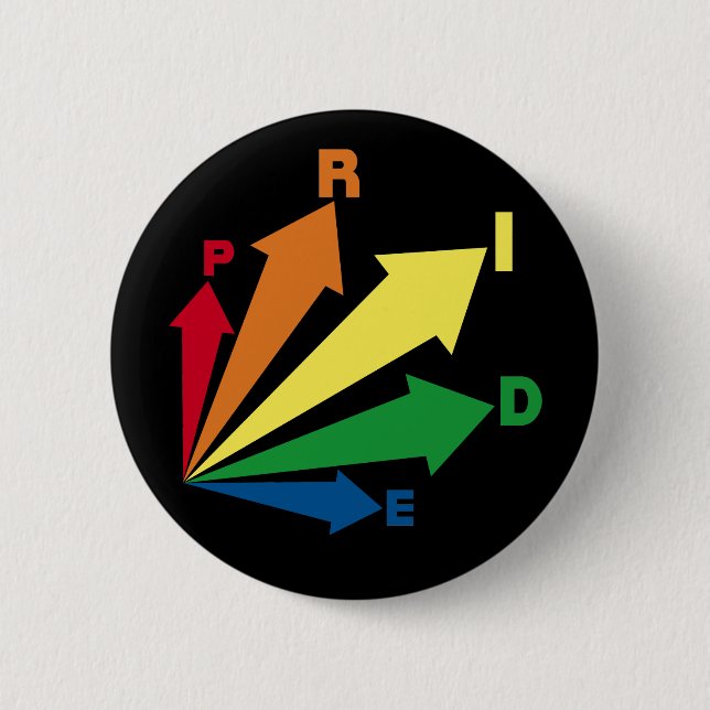 Badge Rond 5 Cm fierté (Devant)