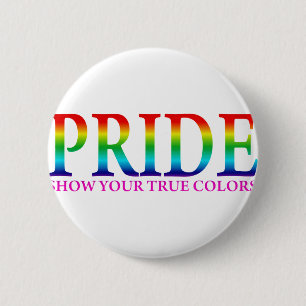 Badge Rond 5 Cm Fierté - Afficher vos couleurs réelles