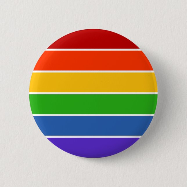 Badge Rond 5 Cm Fierté arc-en-ciel (Devant)