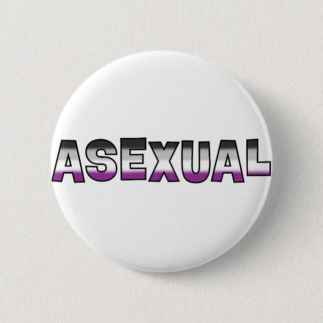 Badge Rond 5 Cm Fierté asexuelle (Devant)