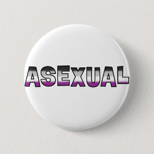 Badge Rond 5 Cm Fierté asexuelle