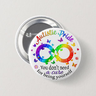 Badge Rond 5 Cm Fierté autistique