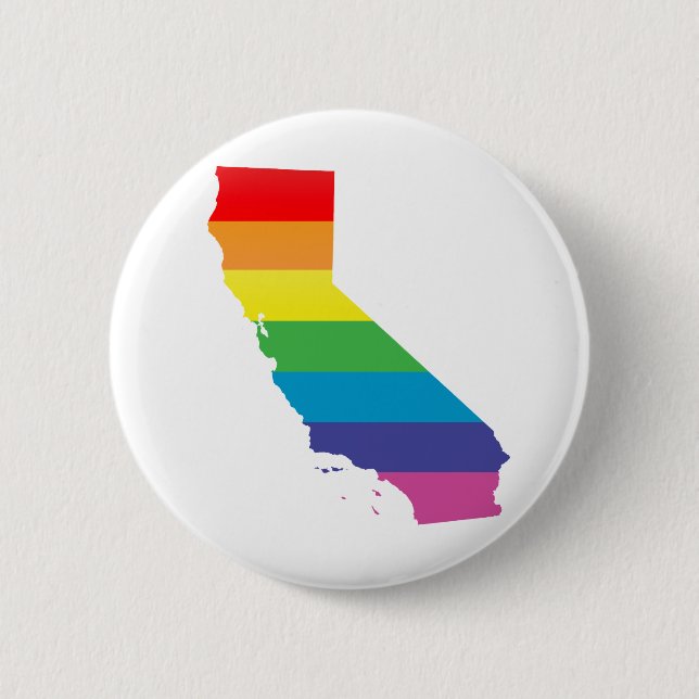 Badge Rond 5 Cm fierté californienne (Devant)