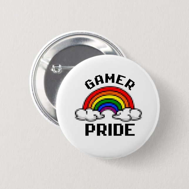 Badge Rond 5 Cm Fierté de joueur (Devant & derrière)