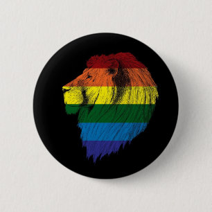 Badge Rond 5 Cm Fierté de lion