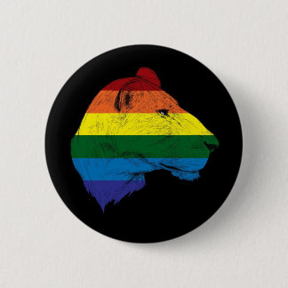 Badge Rond 5 Cm Fierté de lionne