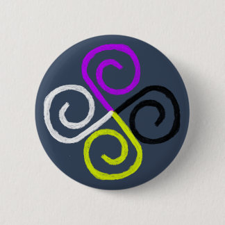 Badge Rond 5 Cm Fierté de Nonbinary