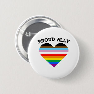 Badge Rond 5 Cm Fierté de progrès de l'Ally