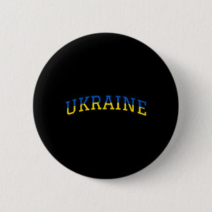 Badge Rond 5 Cm Fierté de soutien bleu jaune patriotique ukrainien