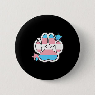 Badge Rond 5 Cm Fierté des droits gays du mois LGBTQ Patte Furry T