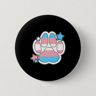 Badge Rond 5 Cm Fierté des droits gays du mois LGBTQ Patte furry t