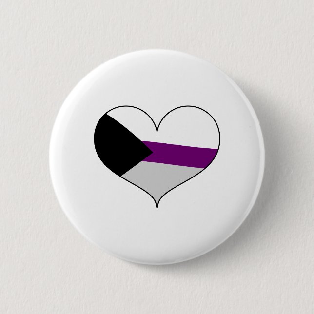 Badge Rond 5 Cm Fierté désisexuelle (Devant)