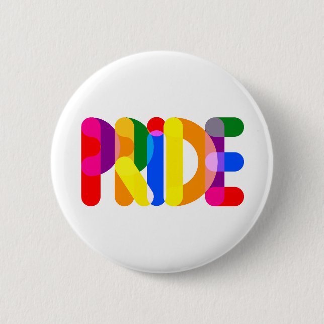 Badge Rond 5 Cm Fierté en design (Devant)