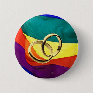 Badge Rond 5 Cm Fierté et mariage