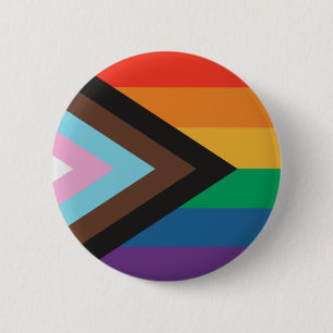 Badge Rond 5 Cm Fierté gay lgbt drapeau arc-en-ciel