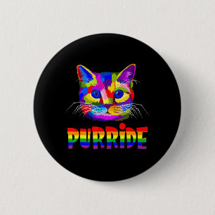 Badge Rond 5 Cm Fierté gay pour femmes hommes LGBT Papa Chat Cadea