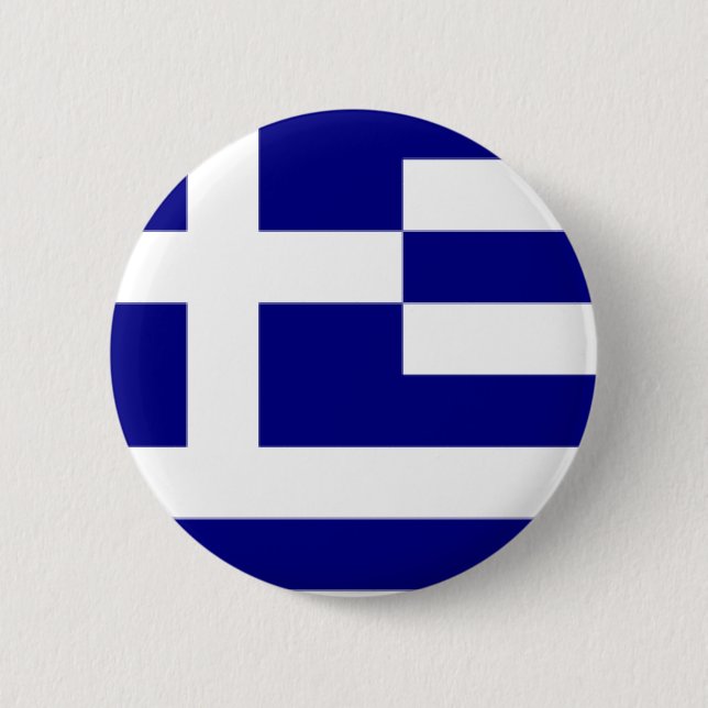 Badge Rond 5 Cm Fierté grecque (Devant)