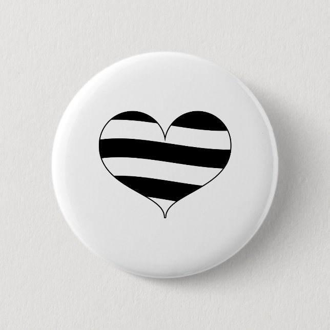 Badge Rond 5 Cm Fierté hétérosexuelle (Devant)