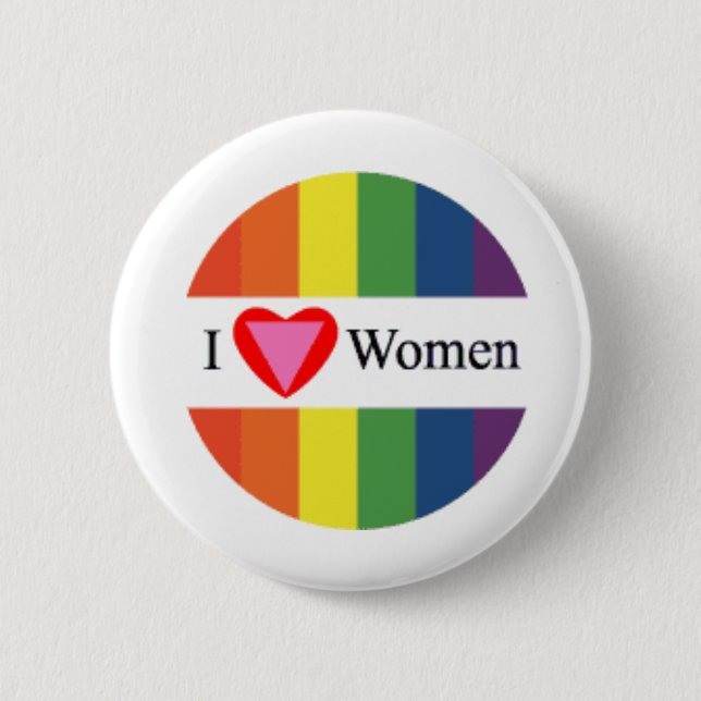 Badge Rond 5 Cm Fierté lesbienne (Devant)