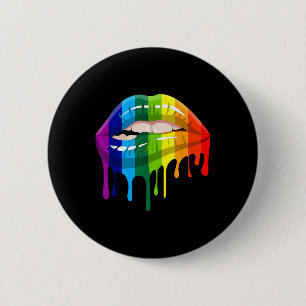 Badge Rond 5 Cm Fierté Lesbienne Gay Lip - Lgbtq _1