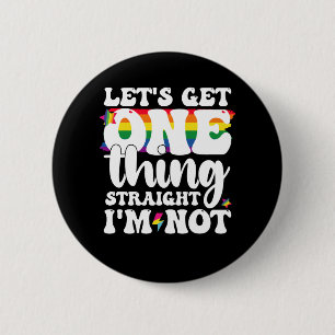 Badge Rond 5 Cm Fierté LGBT Gay On se comprend bien une chose Je n