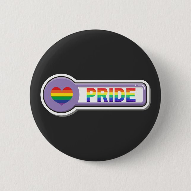 Badge Rond 5 Cm Fierté LGBTQ+ (Devant)