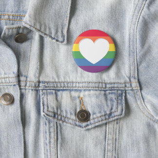 Badge Rond 5 Cm Fierté LGBTQ L'amour est Love Button Pin